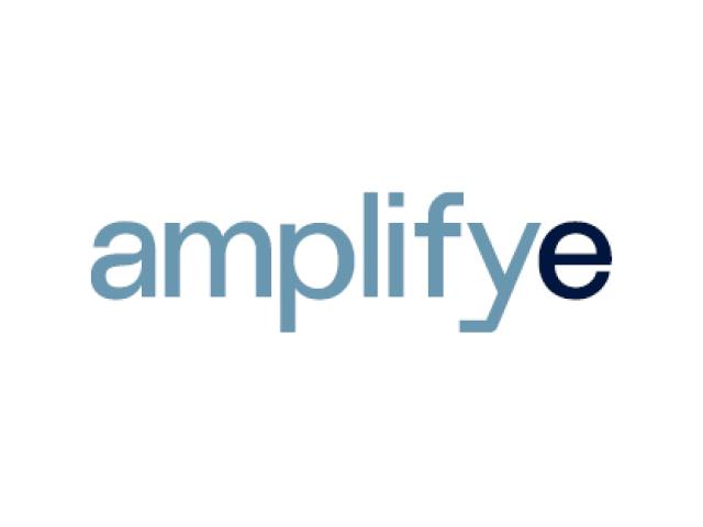 Wordmark logo for the company, Amplifye.